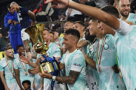 Martinez double as Inter retain Coppa Italia crown.